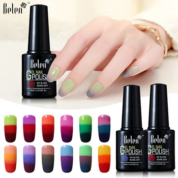 Belen Thermal Nail Gel Polish 3 in 1 Temperature Color Changing Gel Varnish Soak Off UV Gel Nail Polish Long Lasting Gel
Belen Thermal Nail Gel Polish 3 in 1 Temperature Color Changing Gel Varnish Soak Off UV Gel Nail Polish Long Lasting Gel