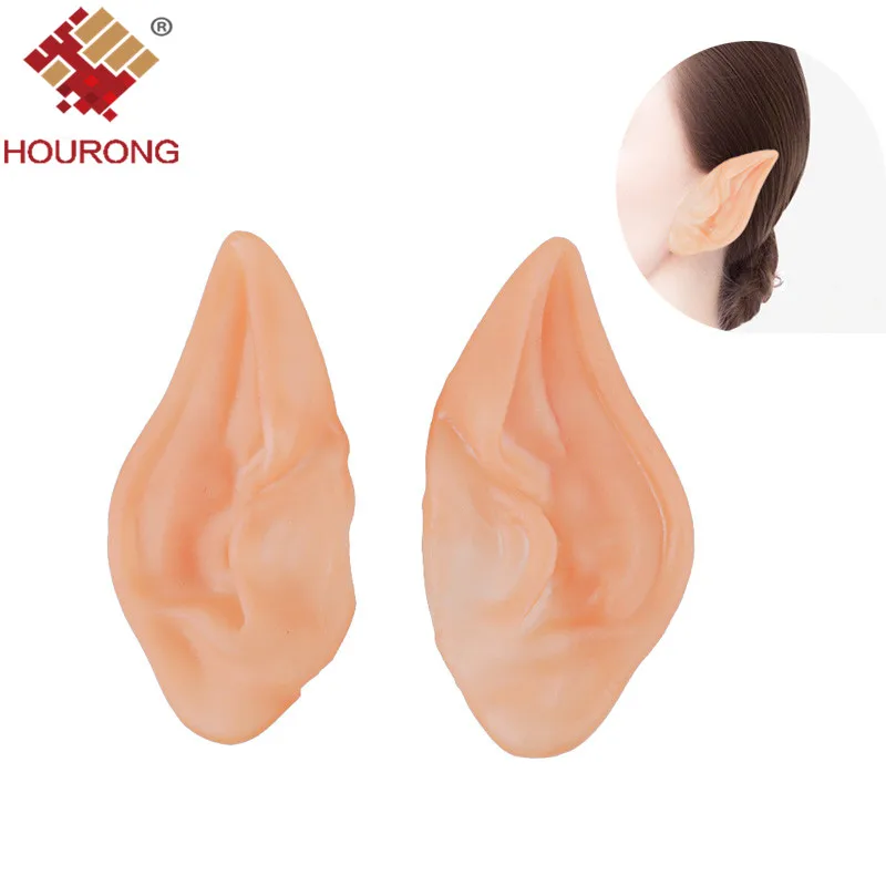 Hourong 1Pair Latex Fairy Elf Ear Accessories Halloween Party Decoration Soft Pointed Prosthetic Ear Hobbit the Lord of the Ring
Hourong 1Pair Latex Fairy Elf Ear Accessories Halloween Party Decoration Soft Pointed Prosthetic Ear Hobbit the Lord of the Ring