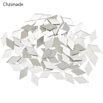 Lychee Life 100Pcs Diamond Shape Glass Mirror Mosaic Tiles Bulk Home Crafts DIY Wall Artwork Supplies
Lychee Life 100Pcs Diamond Shape Glass Mirror Mosaic Tiles Bulk Home Crafts DIY Wall Artwork Supplies