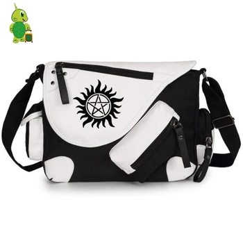 Supernatural Sam Dean Messenger Bag Canvas Shoulder Bag for Teenagers Boys Girls School Bags Women Men Crossbody Travel Bags
Supernatural Sam Dean Messenger Bag Canvas Shoulder Bag for Teenagers Boys Girls School Bags Women Men Crossbody Travel Bags