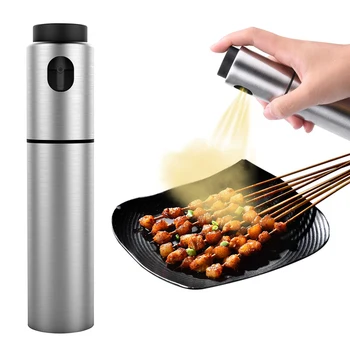 Stainless Steel Olive Oil Spray Bottle Refillable Oil Dispenser for Butter Vinegar Mist Spraying Grill BBQ Sprayer Kitchen Tools
Stainless Steel Olive Oil Spray Bottle Refillable Oil Dispenser for Butter Vinegar Mist Spraying Grill BBQ Sprayer Kitchen Tools