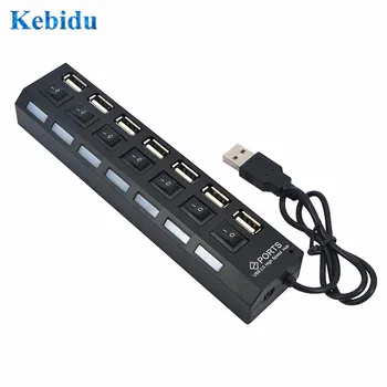 Kebidu 7 PORT USB HUB Power Cable with LED Light Indicator ON/OFF Sharing Switch Adapter For PC Desktop Laptop Wholesale
Kebidu 7 PORT USB HUB Power Cable with LED Light Indicator ON/OFF Sharing Switch Adapter For PC Desktop Laptop Wholesale