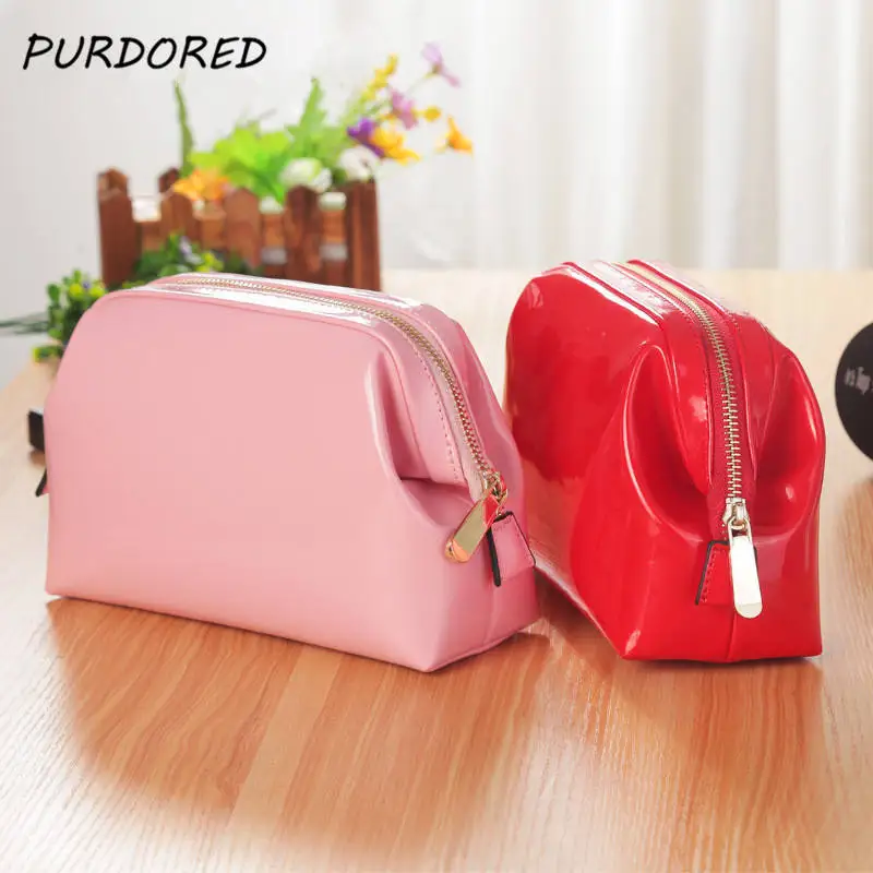 PURDORED 1 pc Patent Leather Women Make Up Solid Cosmetic bag Toiletry Bag Kits travel accessories kosmetyczka Dropshipping
PURDORED 1 pc Patent Leather Women Make Up Solid Cosmetic bag Toiletry Bag Kits travel accessories kosmetyczka Dropshipping