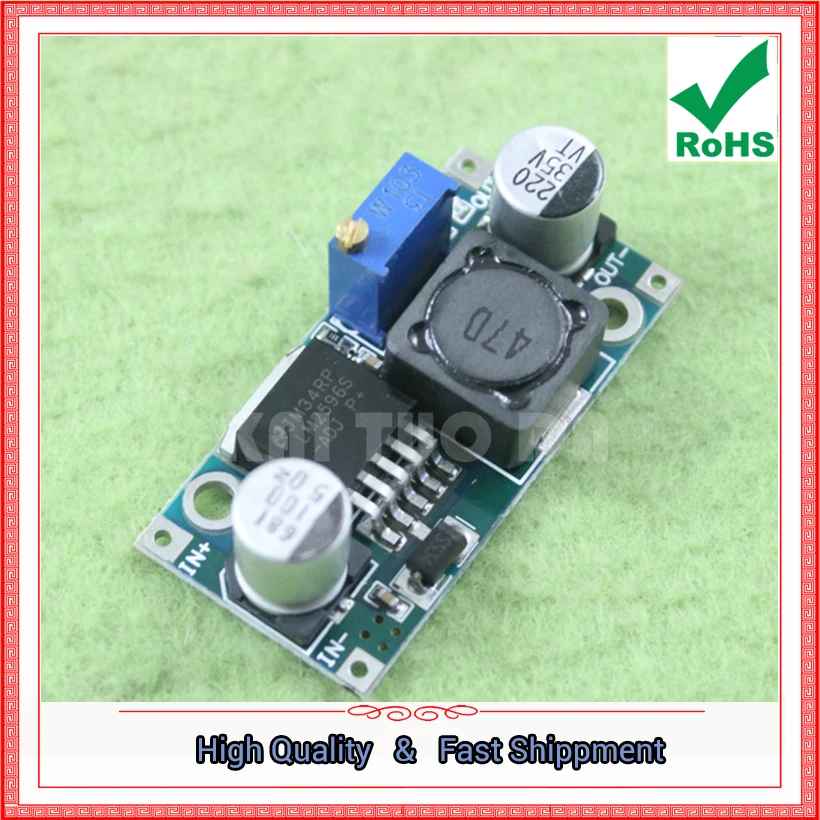 LM2596S DC-DC step down Buck Power Supply Module 3A Adjustable Buck Module Ultra LM2576 converter board
LM2596S DC-DC step down Buck Power Supply Module 3A Adjustable Buck Module Ultra LM2576 converter board