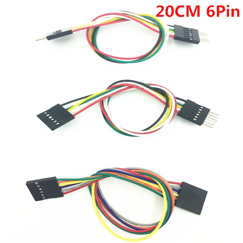 20pcs/lot DuPont Cables 20cm 6pin 2.54MM AWG26 cable electrique souple Jumper Wires Cables for Electronic
20pcs/lot DuPont Cables 20cm 6pin 2.54MM AWG26 cable electrique souple Jumper Wires Cables for Electronic