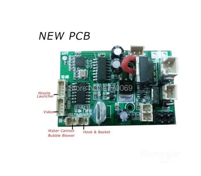 New PCB Receiver Board with video functions For Old Version WLtoys V912 RC Helicopter
New PCB Receiver Board with video functions For Old Version WLtoys V912 RC Helicopter