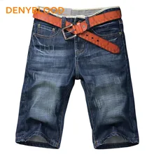Мужские повседневные джинсовые шорты Denyblood хлопковые Прямые