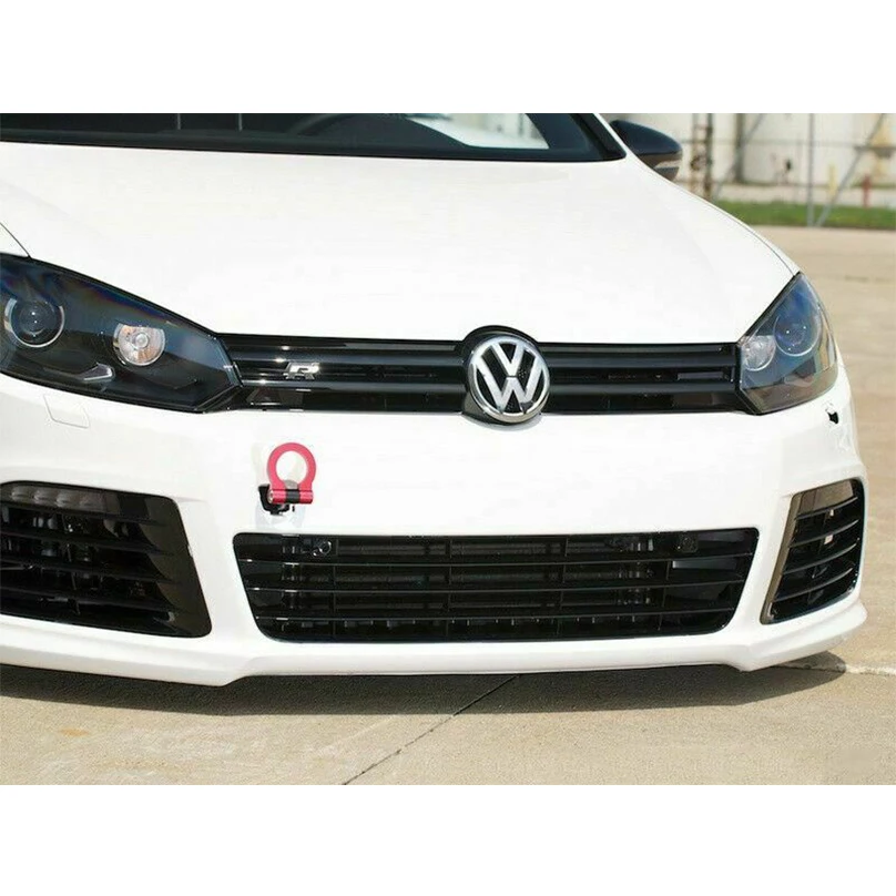 Гоночный автомобиль синий Алюминиевый буксировочный крюк для Volkswagen Jetta MK6 6th Gen 11