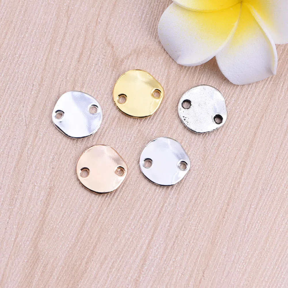 50pcs 15mm Zinc Alloy gold color Irregular round with double holes Charm Pendant circle disc tag DIY Jewelry For Women&Men
50pcs 15mm Zinc Alloy gold color Irregular round with double holes Charm Pendant circle disc tag DIY Jewelry For Women&Men