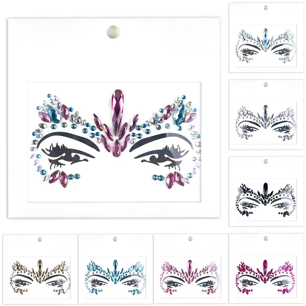 Halloween Cosplay Holiday Masquerade Face Decoration Costumes DIY Jewelry Environmental Friendly Acrylic Diamond Face Sticker
Halloween Cosplay Holiday Masquerade Face Decoration Costumes DIY Jewelry Environmental Friendly Acrylic Diamond Face Sticker