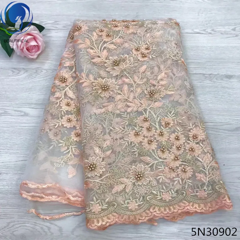 Beautifical high quality lace fabric embroidered fabric african beaded lace fabric best sales 5 yards french african lace 5N309
Beautifical high quality lace fabric embroidered fabric african beaded lace fabric best sales 5 yards french african lace 5N309