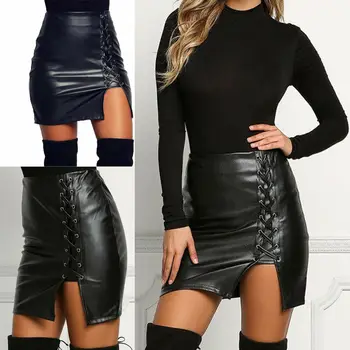 Hot Sale Women Girls Fashion Casual Chic Summer Skirt Solid Leather High Waist ElasticFlared A Line Skirt Party Clubwear
Hot Sale Women Girls Fashion Casual Chic Summer Skirt Solid Leather High Waist ElasticFlared A Line Skirt Party Clubwear