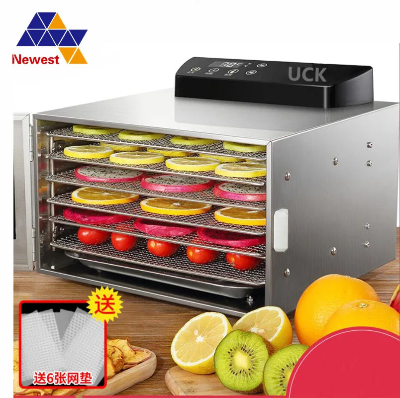 6 Layers stainless steel 110/220v fruit dryer vegetable meat seafood Dehydrator for sale
6 Layers stainless steel 110/220v fruit dryer vegetable meat seafood Dehydrator for sale
