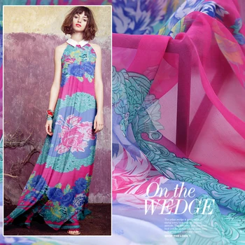 New mulberry silk chiffon fabrics in spring and summer with multi-color Patchwork and thin through printing silk chiffon dress f
New mulberry silk chiffon fabrics in spring and summer with multi-color Patchwork and thin through printing silk chiffon dress f
