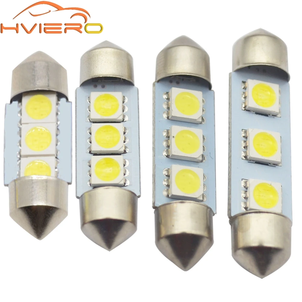 10pcs/Lot Super Bright 31MM 36MM 39MM 3SMD 5050 SMD C5W Interior Festoon car LEDs Festoon Dome Light Bulb
10pcs/Lot Super Bright 31MM 36MM 39MM 3SMD 5050 SMD C5W Interior Festoon car LEDs Festoon Dome Light Bulb