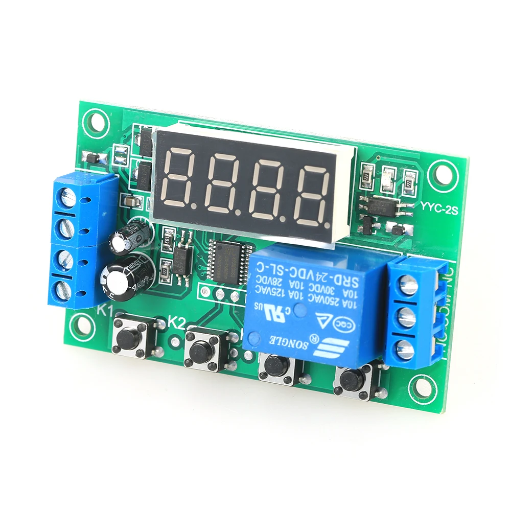 Adjustable DC5V 5A/12V/24V LED Delay Relay Module diy kit Delay Timer Control Switch Board For magnetic valve water pump
Adjustable DC5V 5A/12V/24V LED Delay Relay Module diy kit Delay Timer Control Switch Board For magnetic valve water pump
