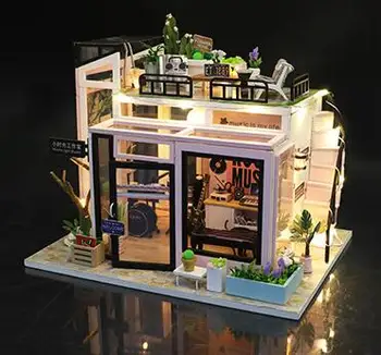 M903 DIY Doll House Miniature Dollhouse With Furniture Kit Wooden House Miniaturas Toys For Children Christmas Gift
M903 DIY Doll House Miniature Dollhouse With Furniture Kit Wooden House Miniaturas Toys For Children Christmas Gift