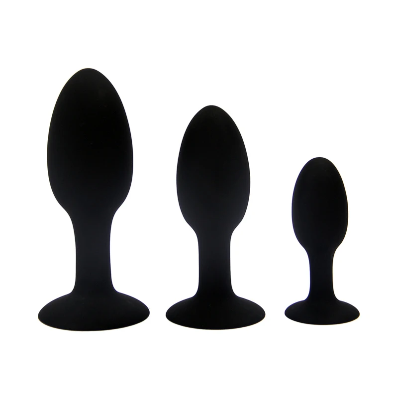 Anal Beads Plug Silicone Butt Plug Metal Ball Inside Anus Vagina Muscles Massage Trainer Adult Pleasure Sex Products For Couple