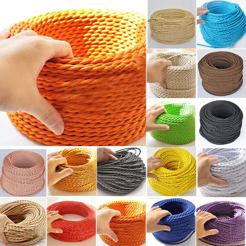 FREE Shipping 50m/lot 2x0.75mm Textile Electrical Wire Color Braided Wire Fabric Covered Electrical Power Cord Fabric Wire
FREE Shipping 50m/lot 2x0.75mm Textile Electrical Wire Color Braided Wire Fabric Covered Electrical Power Cord Fabric Wire