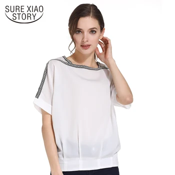 Fashion women blouse shirt 2019 causal plus size short sleeve women tops chiffon blouse women shirt blusas femininas 0370 30
Fashion women blouse shirt 2019 causal plus size short sleeve women tops chiffon blouse women shirt blusas femininas 0370 30