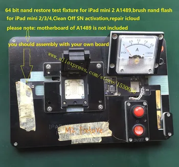 64 bit nand restore test fixture for iPad mini 2 A1489,brush nand hdd mini 2/3/air 2 Clean Off A7 SN activation,repair icloud id
64 bit nand restore test fixture for iPad mini 2 A1489,brush nand hdd mini 2/3/air 2 Clean Off A7 SN activation,repair icloud id