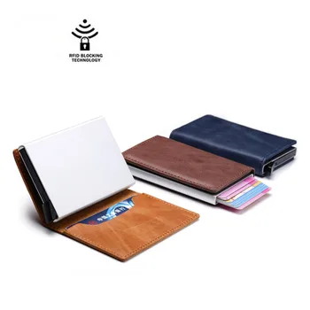 DWTS Men's Retro Credit Card Holder Blocks Rfid Wallet Genuine Leather Unisex Safety Aluminum Metal Wallet Rfid Wallet
DWTS Men's Retro Credit Card Holder Blocks Rfid Wallet Genuine Leather Unisex Safety Aluminum Metal Wallet Rfid Wallet