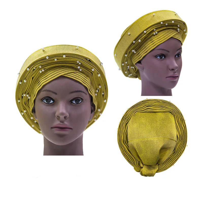 2018 Nigerian gele headtie with beads already made auto hele turban cap african aso ebi gele aso oke headtie with beads HT181024
2018 Nigerian gele headtie with beads already made auto hele turban cap african aso ebi gele aso oke headtie with beads HT181024