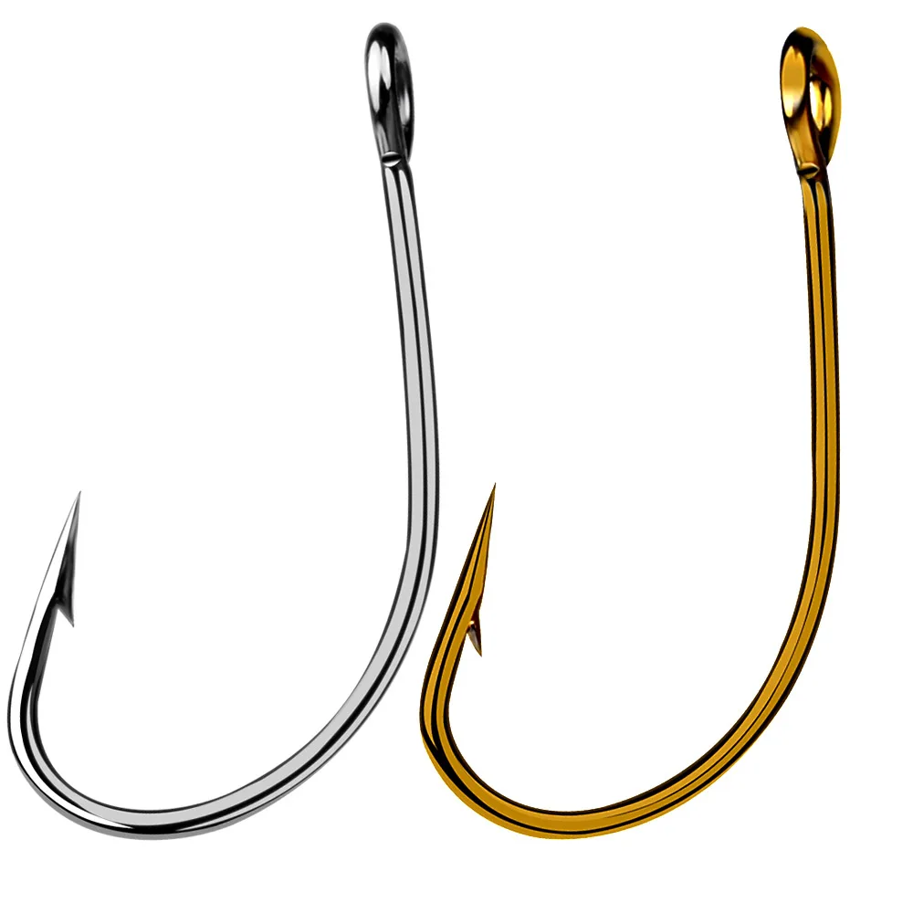 200pcs/lot Big Barbed Carp Fishing Hook Circle Owner Hooks Freshwater High-Carbon Steel Fishhook Jig Big Hooks for Fish Pesca
200pcs/lot Big Barbed Carp Fishing Hook Circle Owner Hooks Freshwater High-Carbon Steel Fishhook Jig Big Hooks for Fish Pesca