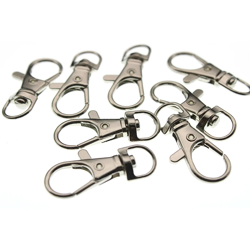 20pcs 35x16mm Metal Swivel Lobster Clasp Clips Key Hook Keychain Split Key Ring Findings Clasps For Keychains Making Z1084
20pcs 35x16mm Metal Swivel Lobster Clasp Clips Key Hook Keychain Split Key Ring Findings Clasps For Keychains Making Z1084