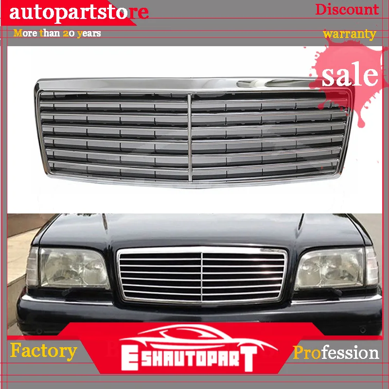 Chrome Front Hood Bumper Grill Grille for Mercedes for Benz W140 S Class 1994-1999 Bumpers Auto Replacement Parts
Chrome Front Hood Bumper Grill Grille for Mercedes for Benz W140 S Class 1994-1999 Bumpers Auto Replacement Parts