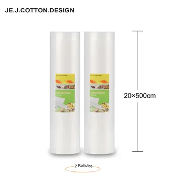2 Roll 20*500 CM Vacuum Bags for Food Storage Plastic Wrapper Vacuum Packer Food Bag high thickness 20*500cm for Packing Machine
2 Roll 20*500 CM Vacuum Bags for Food Storage Plastic Wrapper Vacuum Packer Food Bag high thickness 20*500cm for Packing Machine