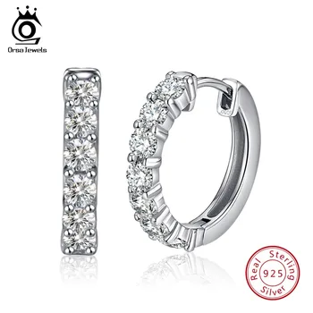 ORSA JEWELS Authentic 925 Sterling Silver Hoop Earrings For Women AAA Cubic Zircon 17mm Round Earring Party Jewelry 2019 OSE82
ORSA JEWELS Authentic 925 Sterling Silver Hoop Earrings For Women AAA Cubic Zircon 17mm Round Earring Party Jewelry 2019 OSE82
