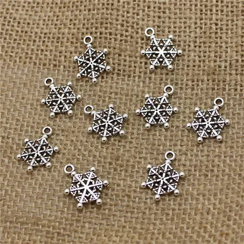100pcs metal Antique charms metal snowflake antique pendants fit diy Necklaces&Bracelets jewelry making
100pcs metal Antique charms metal snowflake antique pendants fit diy Necklaces&Bracelets jewelry making