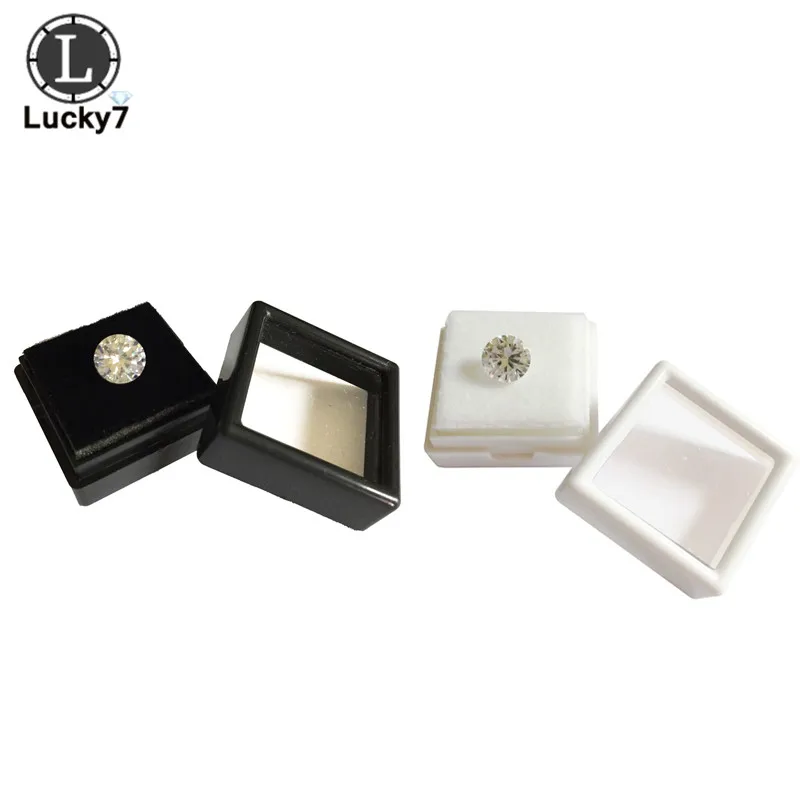 50pcs/lot Square Plastic Loose Diamond Display Package Box White Black Gem Case With Foam Pad Beads Pendant Box Showcase 3*3*2cm
50pcs/lot Square Plastic Loose Diamond Display Package Box White Black Gem Case With Foam Pad Beads Pendant Box Showcase 3*3*2cm