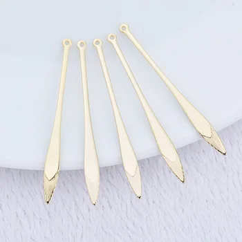 10PCS 48x4MM 24K Gold Color Brass Long Drop Shaped Pendants Charms High Quality Diy Jewelry Findings Accessories
10PCS 48x4MM 24K Gold Color Brass Long Drop Shaped Pendants Charms High Quality Diy Jewelry Findings Accessories
