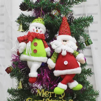 Merry Christmas Ornaments Gift Santa Claus Snowman Tree Cloth Toy Doll 26*10CM Christmas Hang Decorations Kids Favor Gift Toys
Merry Christmas Ornaments Gift Santa Claus Snowman Tree Cloth Toy Doll 26*10CM Christmas Hang Decorations Kids Favor Gift Toys