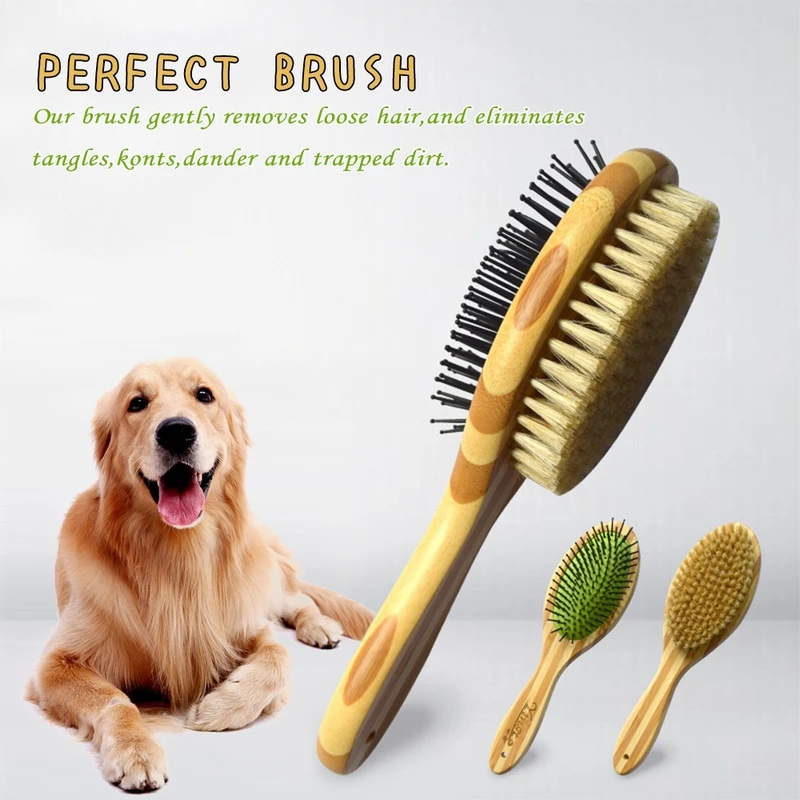 Hoomall Pet Hairdressing Comb High Quality Pet Grooming Tool Hair Comb For Dogs Cats Brush Double-Side Pet Brushes Bristle Brush
Hoomall Pet Hairdressing Comb High Quality Pet Grooming Tool Hair Comb For Dogs Cats Brush Double-Side Pet Brushes Bristle Brush