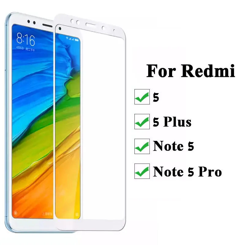 Защитное стекло для Xiaomi Redmi Note 5 Pro Plus закаленное Ksiomi Red Mi My Not Note5 5plus 5pro Защитная