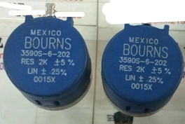 1pcs/lot Used BOURNS 3590S-6-202 2K 5K 10 turns multi-turn wirewound potentiometer shaft 6MM In Stock
1pcs/lot Used BOURNS 3590S-6-202 2K 5K 10 turns multi-turn wirewound potentiometer shaft 6MM In Stock