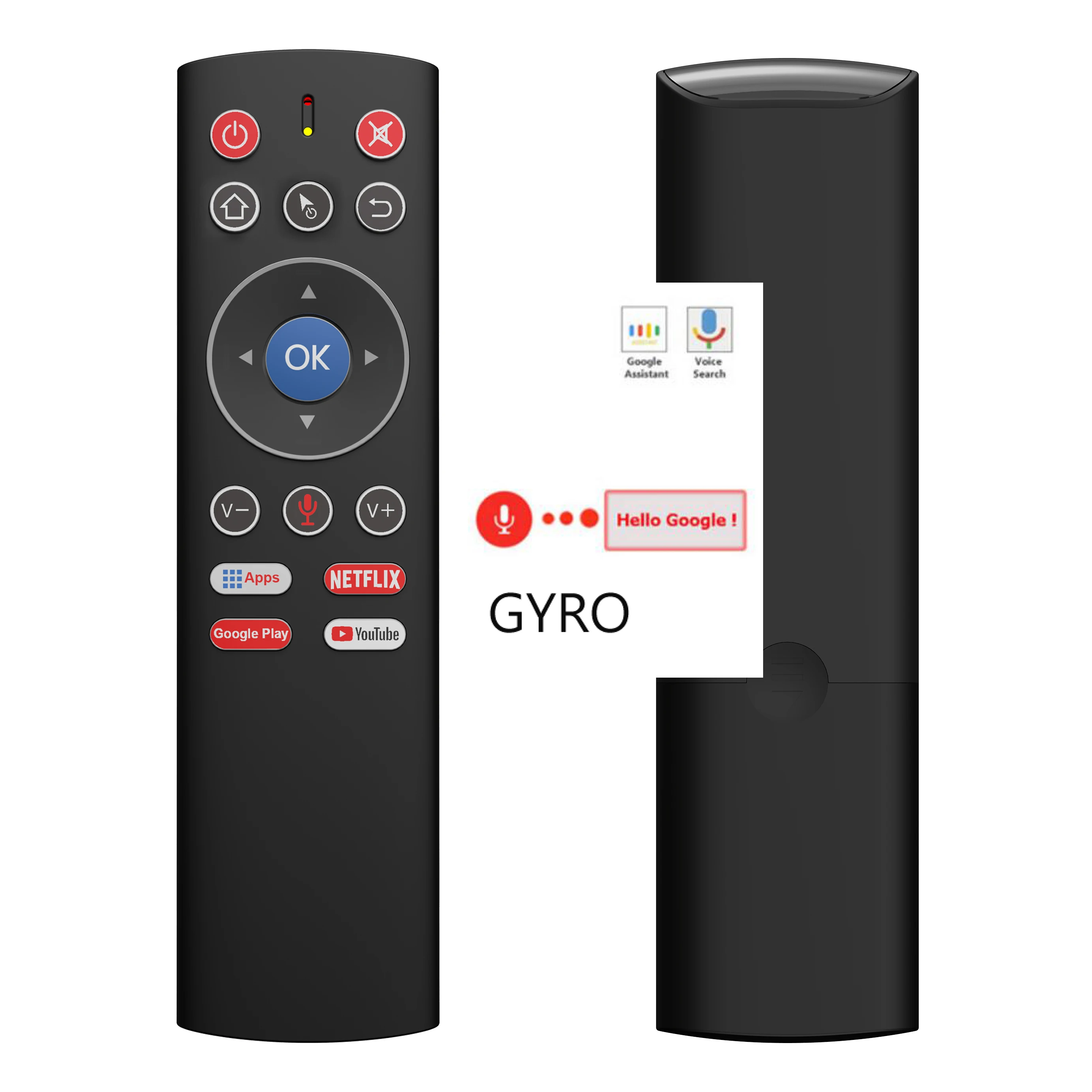 T1 2.4G Voice Remote Controller With IR Function netflix youtube google play voice air mouse works special tv box only
T1 2.4G Voice Remote Controller With IR Function netflix youtube google play voice air mouse works special tv box only