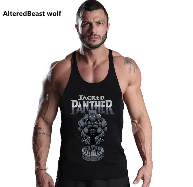 2018 Hot Men Jacked Panther Tank Tops Bodybuilding Men Tank Tops Fitness Men Sleeveless Cotton Vest Workout Stringer Shirts
2018 Hot Men Jacked Panther Tank Tops Bodybuilding Men Tank Tops Fitness Men Sleeveless Cotton Vest Workout Stringer Shirts