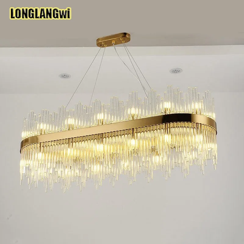 New design modern Oval chandelier lighting Fixture LED Crystal Light for dinning room living room gold LED Crystal Chandeliers
New design modern Oval chandelier lighting Fixture LED Crystal Light for dinning room living room gold LED Crystal Chandeliers