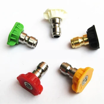 5pcs/lot 1/4" Quick Connector Car Washing Nozzles Metal Jet Lance Nozzle High Pressure Washer Spray Nozzle
5pcs/lot 1/4" Quick Connector Car Washing Nozzles Metal Jet Lance Nozzle High Pressure Washer Spray Nozzle