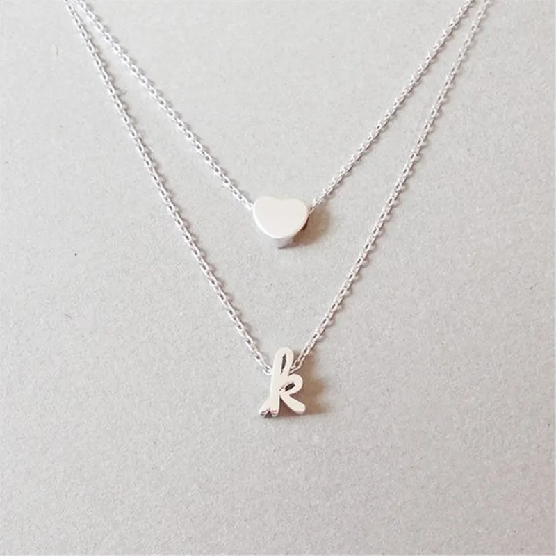Double Layers Tiny Initial Necklace Cursive Letter For Personalized Bridesmaid Gift Wedding Minimalist Bridal Party Gift
Double Layers Tiny Initial Necklace Cursive Letter For Personalized Bridesmaid Gift Wedding Minimalist Bridal Party Gift