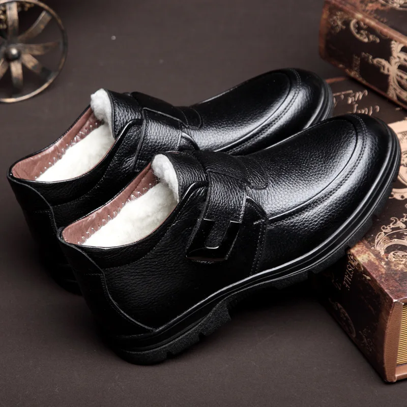 New Handmade Natural Wool Men Winter Boots Warmest Genuine Leather Russian Style Men Snow Boots
New Handmade Natural Wool Men Winter Boots Warmest Genuine Leather Russian Style Men Snow Boots