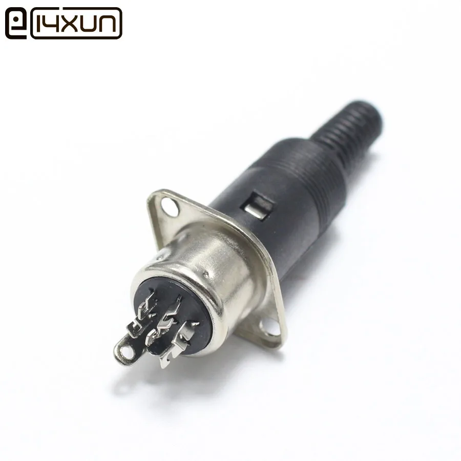 1set DIN Plug Connector 6 Pin with Plastic Handle & 6P DIN Plug to Female Jack 2 Hole Panel Mount Connector Adapter
1set DIN Plug Connector 6 Pin with Plastic Handle & 6P DIN Plug to Female Jack 2 Hole Panel Mount Connector Adapter