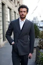 latest Coat Pant Designs Gray Double Breasted Men's Wedding Suit Tailor Made Tuxedo Formal Blazer Slim Fit 2 Piece Vestidos F
latest Coat Pant Designs Gray Double Breasted Men's Wedding Suit Tailor Made Tuxedo Formal Blazer Slim Fit 2 Piece Vestidos F