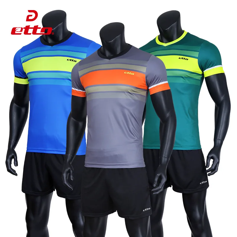 Etto Quality Football Team Wear Soccer Uniforms Men Jersey & Shorts Sets Multifunctional Match Training Suits Soccer Sets HUC080
Etto Quality Football Team Wear Soccer Uniforms Men Jersey & Shorts Sets Multifunctional Match Training Suits Soccer Sets HUC080