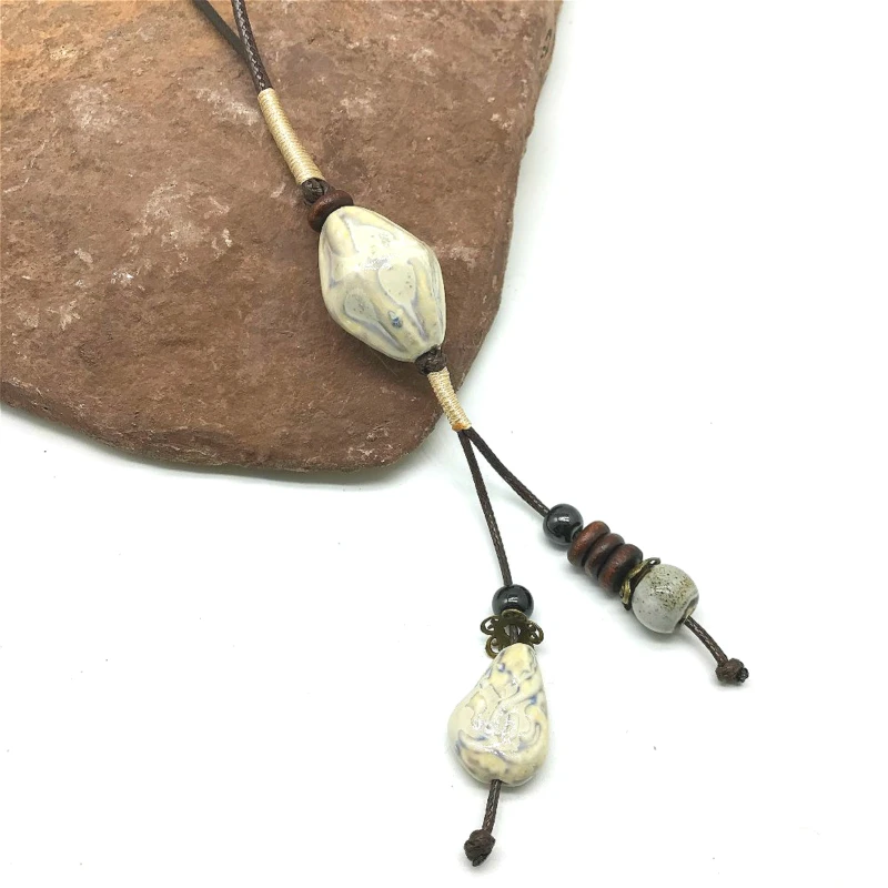 Transna Hot Sale Ceramic Pendant Necklace Statement Folk Style Retro Manual Quality Manual
Transna Hot Sale Ceramic Pendant Necklace Statement Folk Style Retro Manual Quality Manual