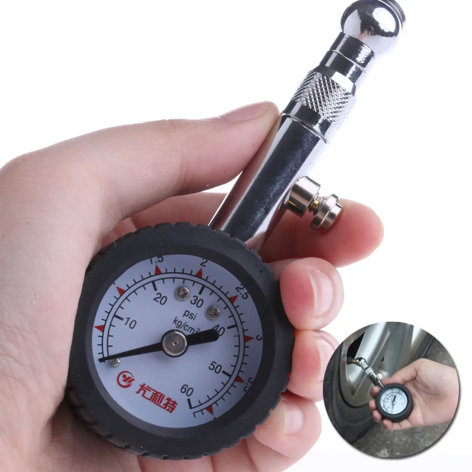 Car-Styling YD-6025 Accurate Car Automobile Tire Air Pressure Gauge 0-60 PSI Dial Meter
Car-Styling YD-6025 Accurate Car Automobile Tire Air Pressure Gauge 0-60 PSI Dial Meter